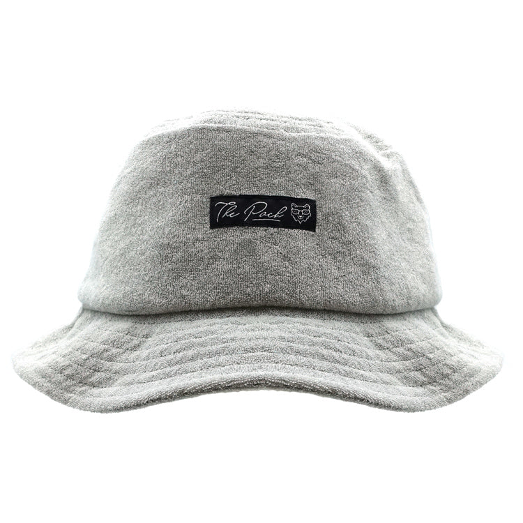 Hat - Gray terry bucket hat